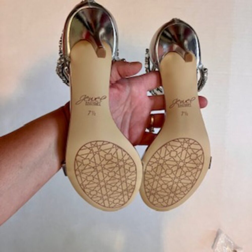 Jewel Badgley Mischka Celine Embellished Sandal by  Size 7.5 - Picture 7 of 12